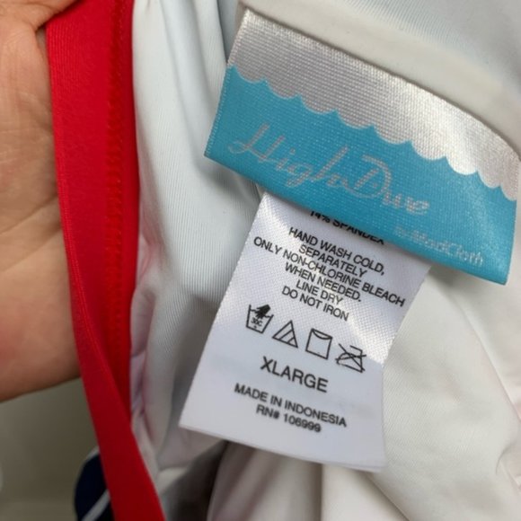 ModCloth Deep End Diva One-Piece Swimsuit Nautical - Picture 12 of 13